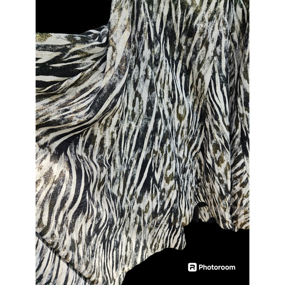 Badgley Mischka Strapless Ruched Cocktail Gown Long Dress 6 - Picture 4 of 7